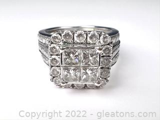 Appraised Stunning 14kt Diamond Wedding Set-Approx 2 CTS! Size 6 3/4